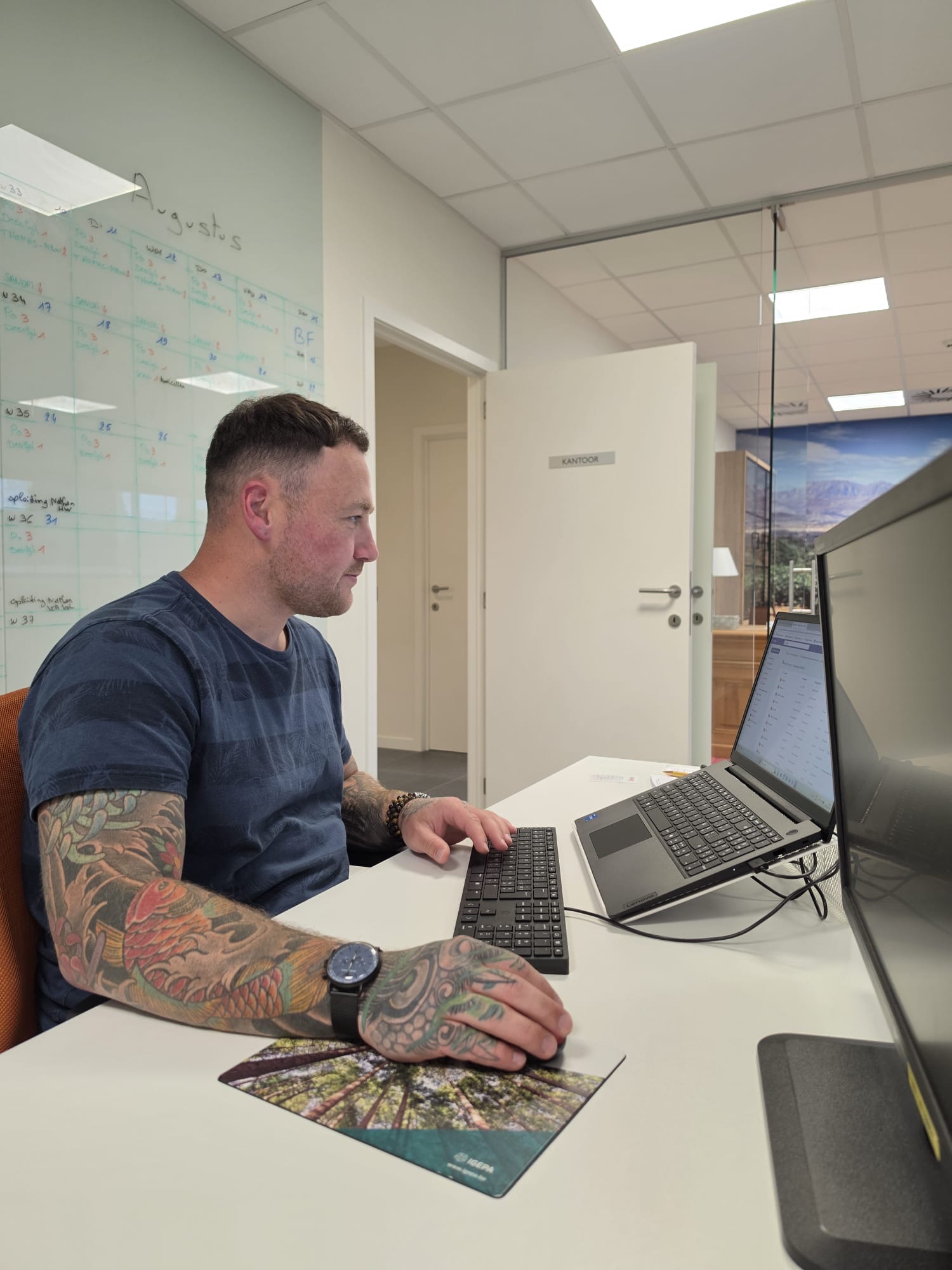 Nathan Dierckx, projectleider industrie bij HIS Services